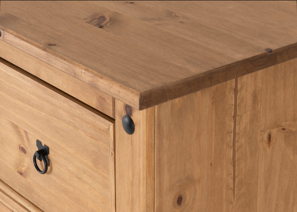 Corona 1 Door 4 Drawer Low Wardrobe