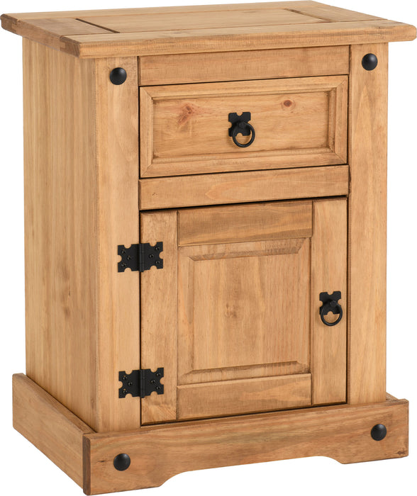 Corona 1 Drawer 1 Door Bedside Cabinet