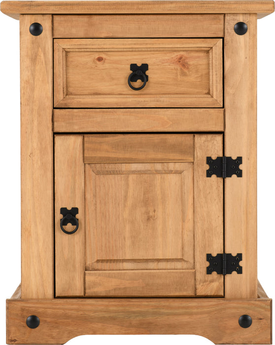 Corona 1 Drawer 1 Door Bedside Cabinet
