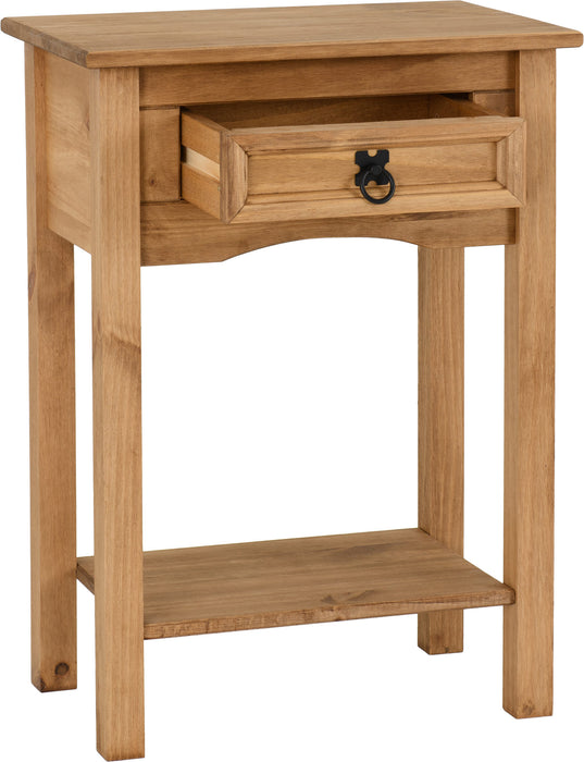 Corona 1 Drawer Console Table With Shelf