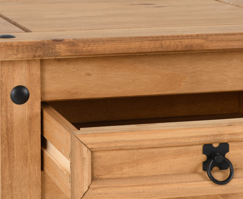 Corona 1 Drawer Lamp Table