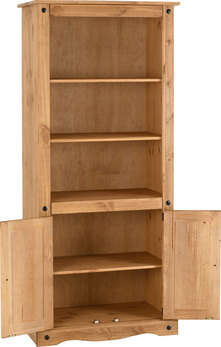 Corona 2 Door Display Unit / Bookcase, Wooden