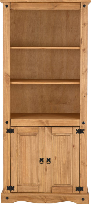 Corona 2 Door Display Unit / Bookcase, Wooden