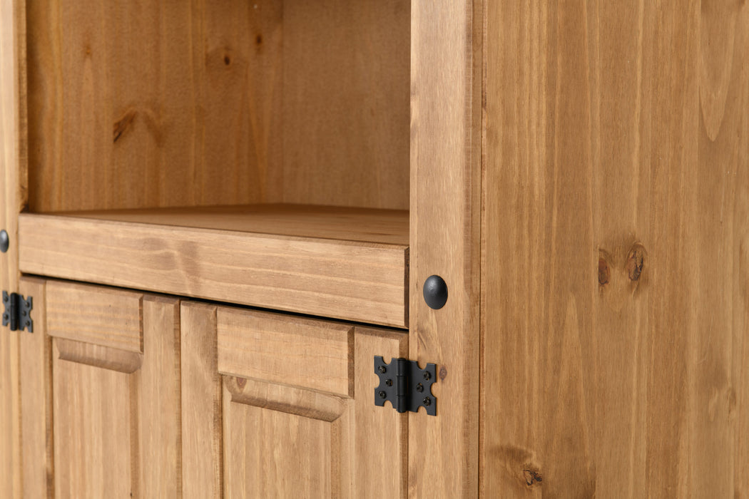 Corona 2 Door Display Unit / Bookcase, Wooden
