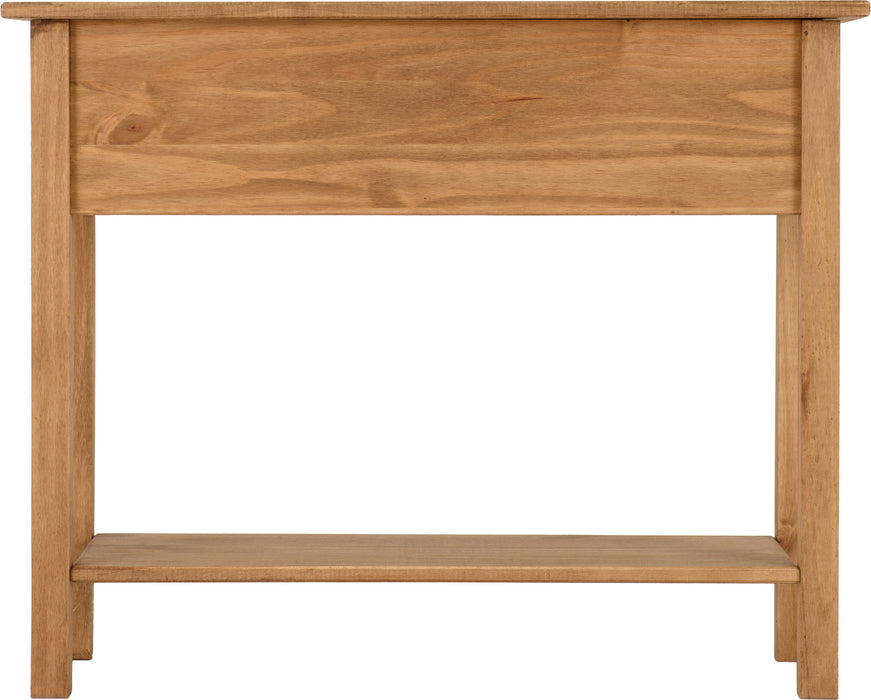 Corona 2 Drawer Console Table With Shelf