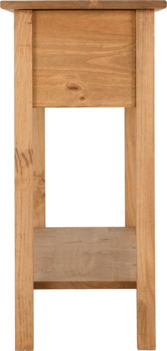Corona 3 Drawer Console Table With Shelf