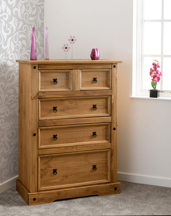 Corona 3 + 2 Drawer Chest