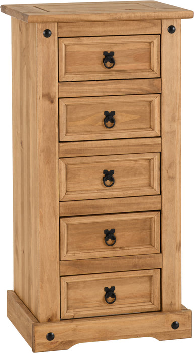 Corona 5 Drawers Narrow chest