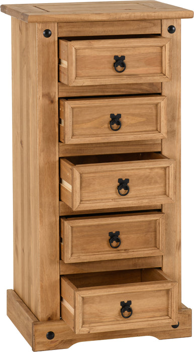 Corona 5 Drawers Narrow chest