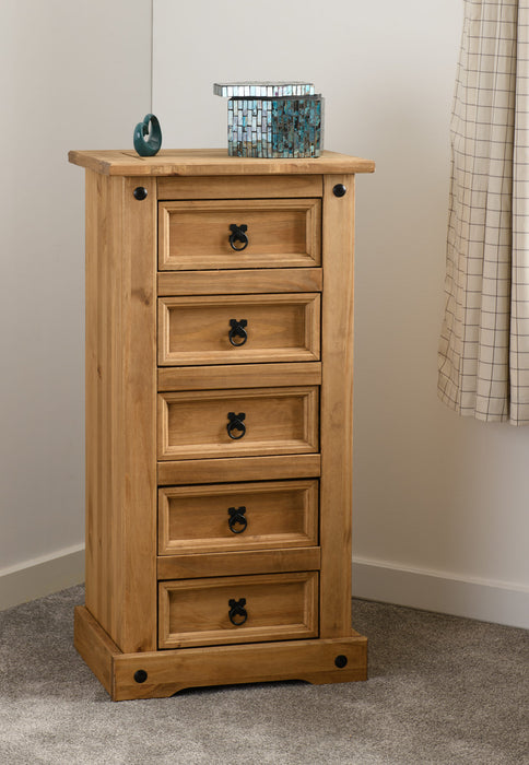 Corona 5 Drawers Narrow chest