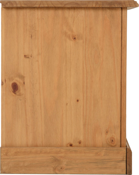 Corona Entertainment Unit with 1 Drawer 1 Door, Solid Pine Wood