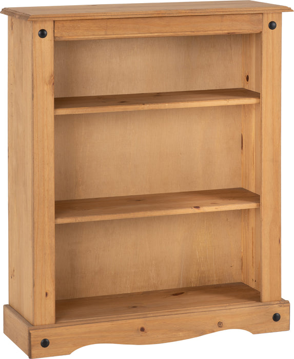 Corona Low Wooden Bookcase
