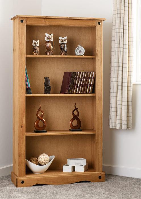 Corona Medium Wooden Bookcase