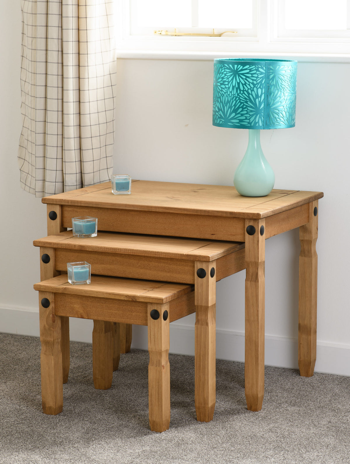 Corona Nest Of Tables — Cheshire Furniture Outlet