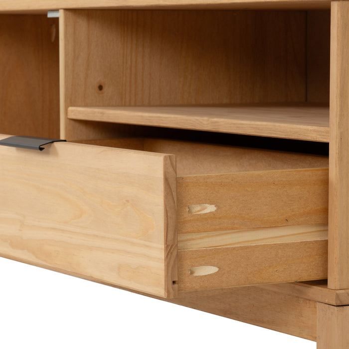 Corona Rattan 1 Door 1 Drawer TV Unit