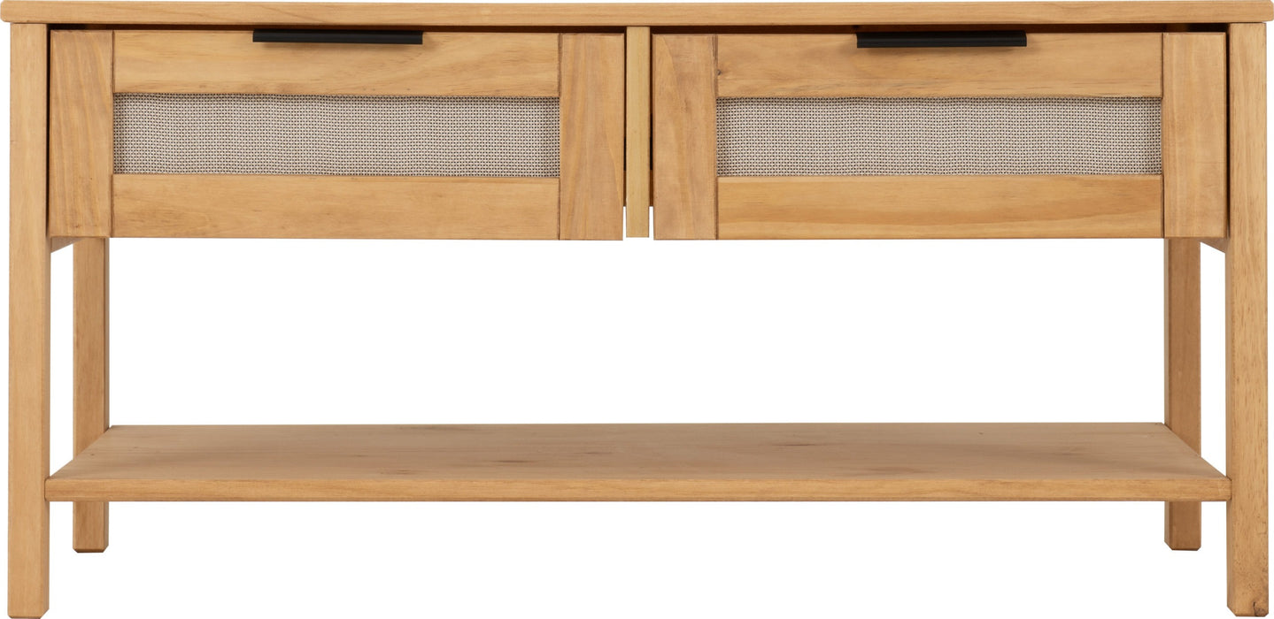 Corona Rattan 2 Drawer Coffee Table
