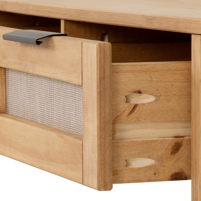 Corona Rattan 2 Drawer Coffee Table