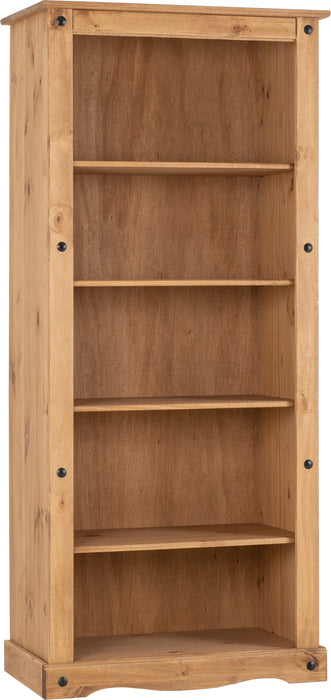 Corona Tall Wooden Bookcase
