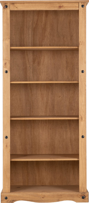 Corona Tall Wooden Bookcase