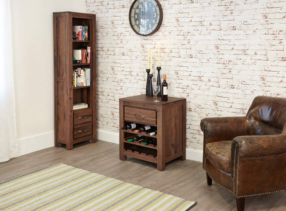 Mayan Wine Rack Lamp Table