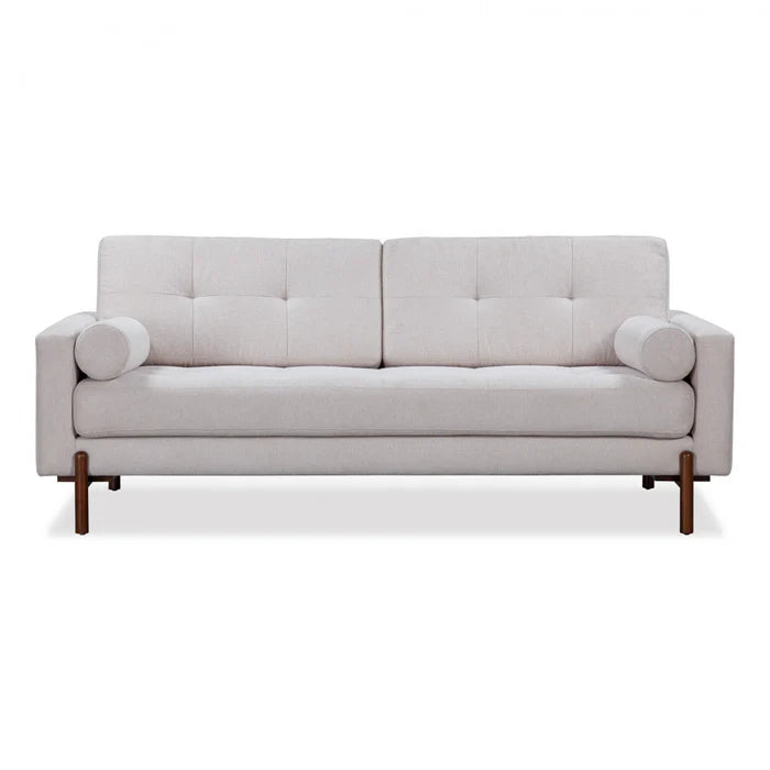 Candover Sofa with Textured Fabric with Wooden Legs