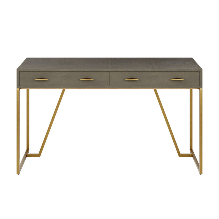Hampton Desk | Grey Shagreen-Cheshire Furniture Outlet