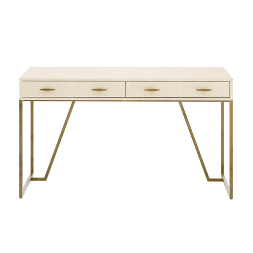 Hampton Desk | Ivory Shagreen-Cheshire Furniture Outlet