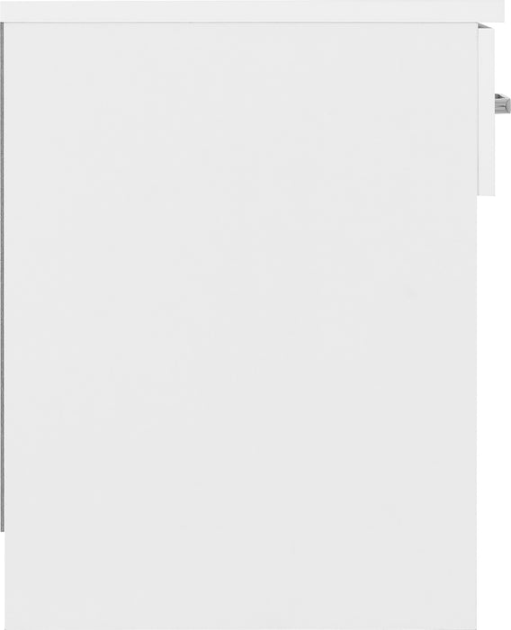 Dakota 1 Drawer Bedside - White