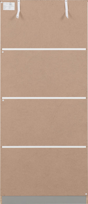 Dakota 2 Door Wardrobe - Light Grey