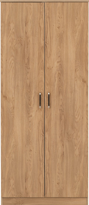 Dakota 2 Door Wardrobe - Oak Effect