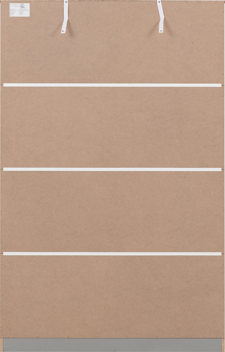 Dakota 3 Door Wardrobe - Light Grey