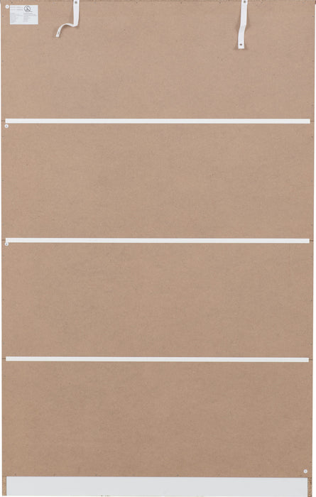 Dakota 3 Door Wardrobe - White