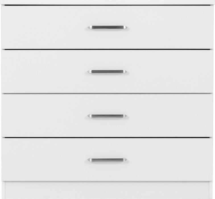Dakota 4 Drawer Chest - White
