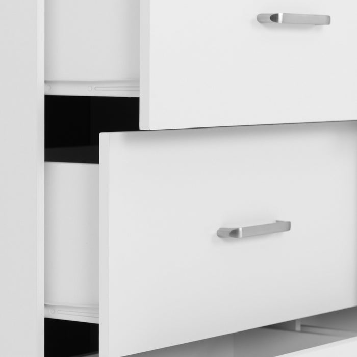 Dakota 6 Drawer Chest - White