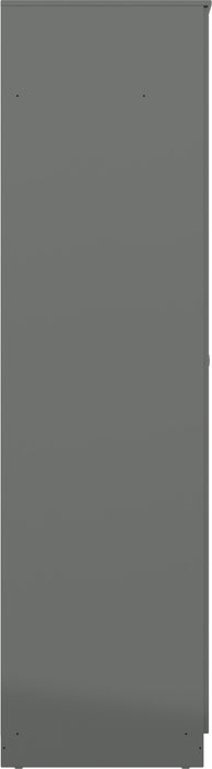 Denver 2 Door Wardrobe - Grey Gloss