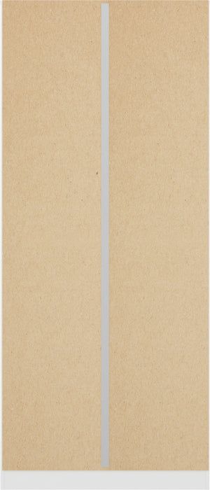 Denver 2 Door Wardrobe - White/Blue Gloss