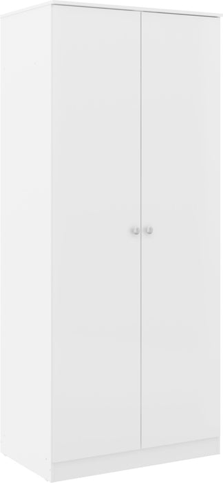Denver 2 Door Wardrobe - White Gloss