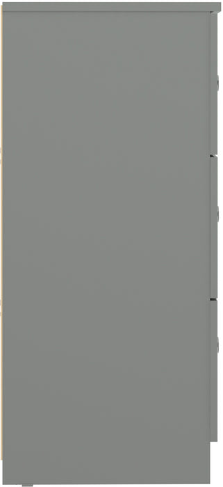 Denver 6 Drawer Chest - Grey Gloss
