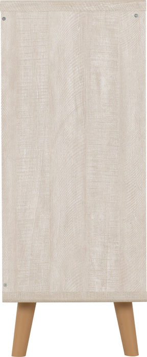 Dixie 4 Drawer Chest - Dusty Grey/ White