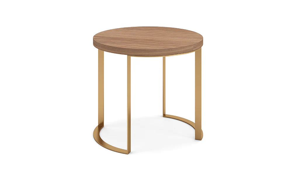 Lunato Side Table - Walnut-Cheshire Furniture Outlet