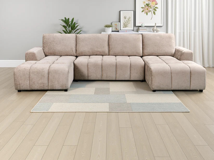 Shanghai Luxury U Shape Corner Sofabed