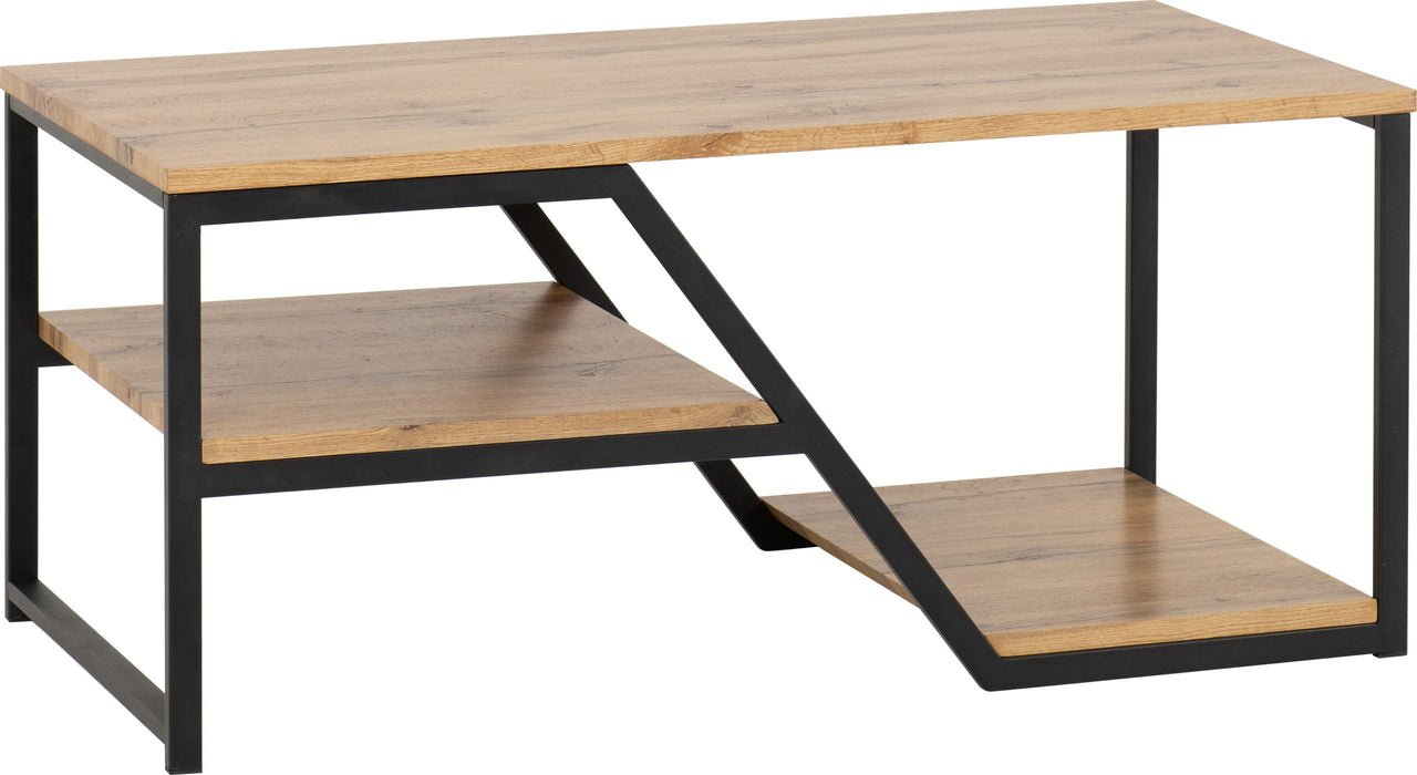 Durham Wooden Coffee Table, Pine