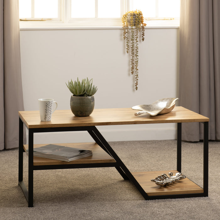 Durham Wooden Coffee Table, Pine