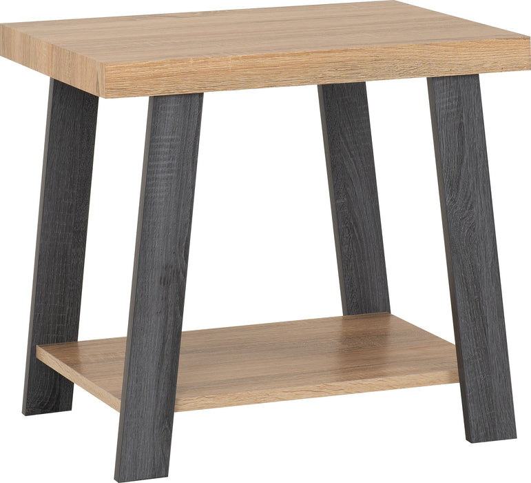 Eddie Wooden Square Side Table