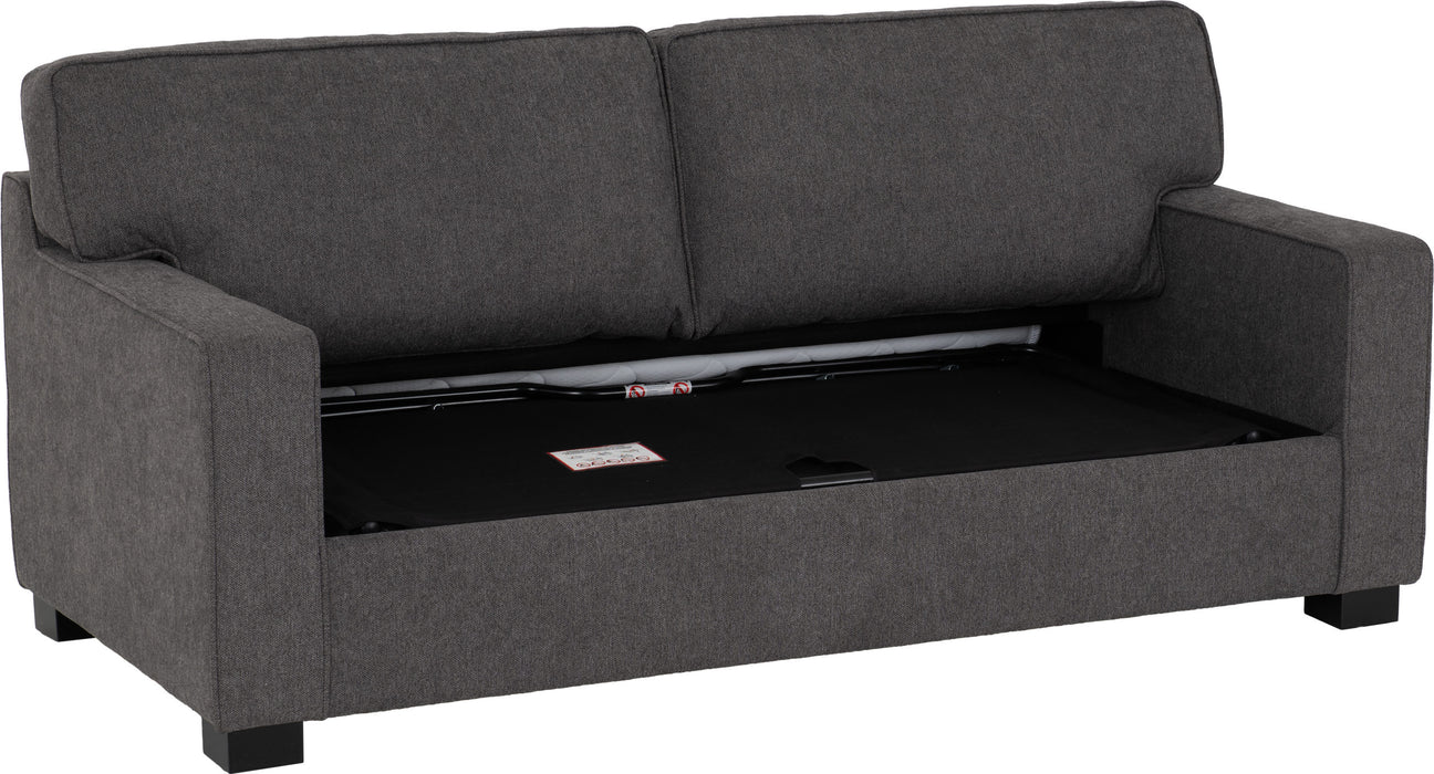 Eton Sofa Bed, Dark Grey Fabric with Mattress