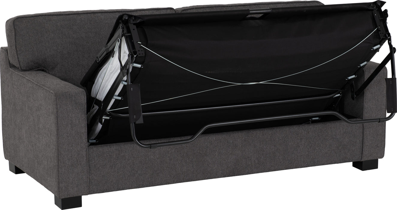 Eton Sofa Bed, Dark Grey Fabric with Mattress