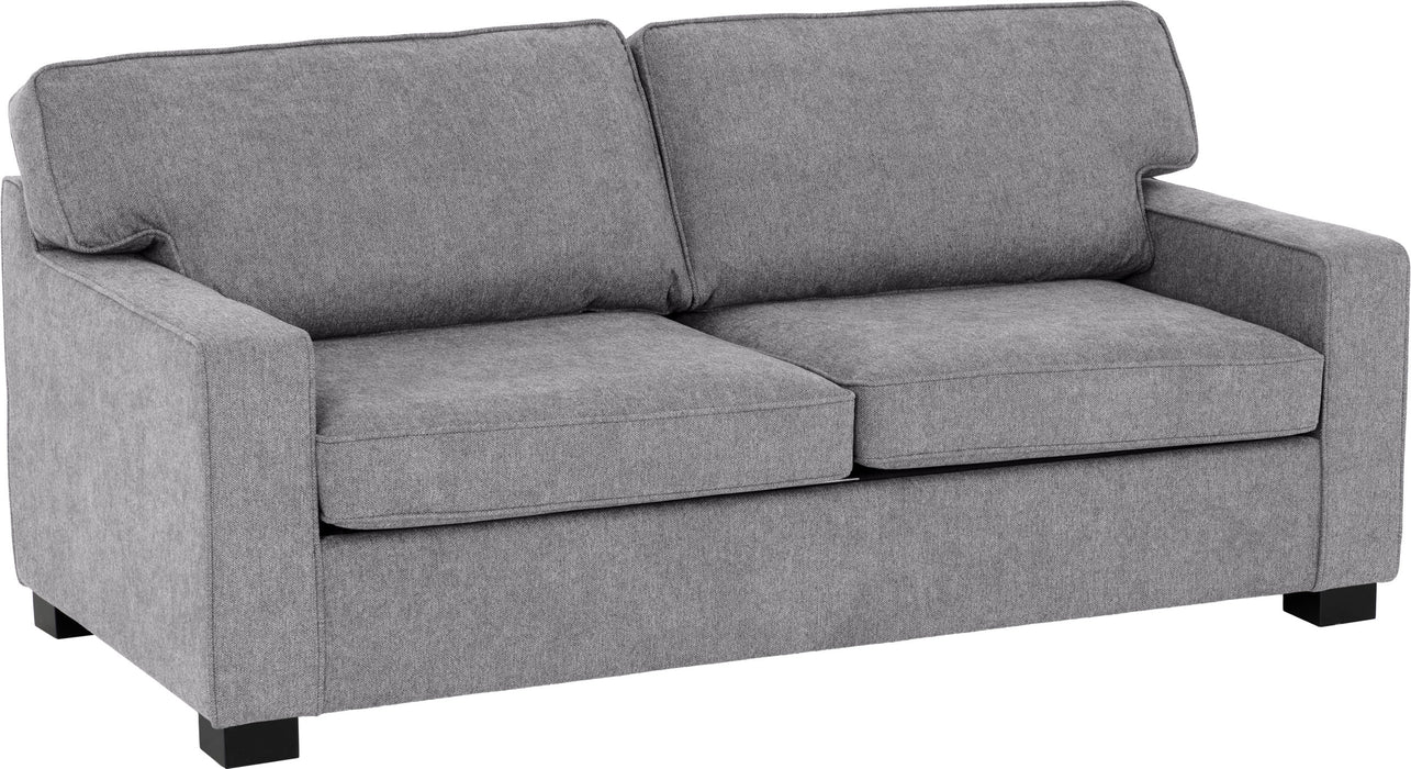 Eton Sofa Bed, Light Grey Fabric with Mattress