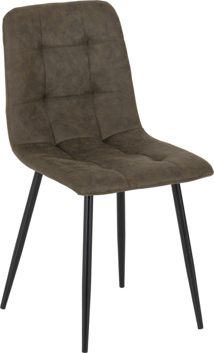 fenton dining chair olive green suede
