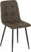fenton dining chair olive green suede