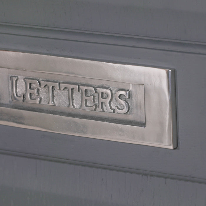 Aluminium Polished Door Letter Plate 10″